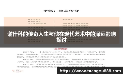 谢什科的传奇人生与他在现代艺术中的深远影响探讨